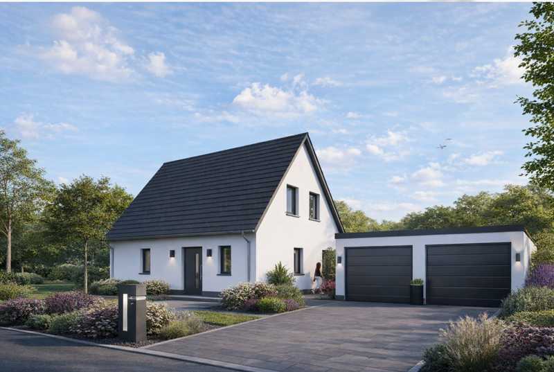 Projektiertes EFH mit Doppelgarage, Wintergarten in Biesdorf, EigentumPlus Model