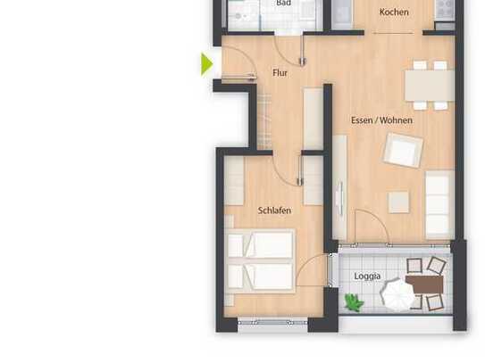 Neubau-2-Zimmer-Wohnung am Fuchsloch in Nürnberg