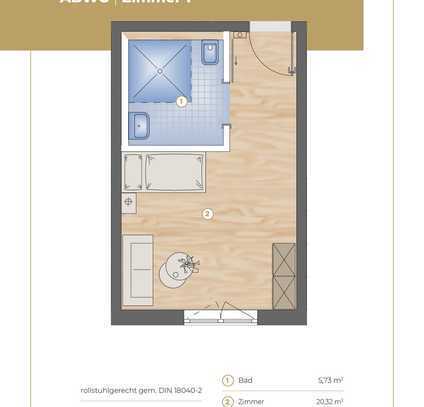 Sichere Investition: Pflegeappartments in moderner Senioren-WG