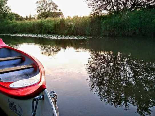 ***Wohnen am Fluß, mit Garten, Nebenhaus und Garage***