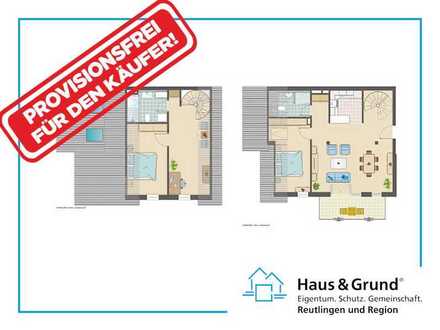 PROVISIONSFREI / !2 Ebenen! / Bj. 1999 / 4 Zimmer / mehr als 85m² / TG-Platz / Balkon / Aufzug