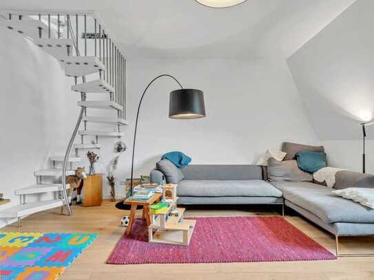 Großzügige und moderne 4-Zimmer-Maisonette-Wohnung mit Charme in toller Lage in der Weststadt!