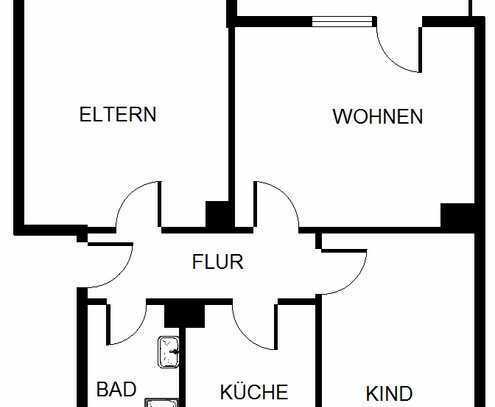 Demnächst frei! 3-Zimmer-Wohnung in Gelsenkirchen Scholven