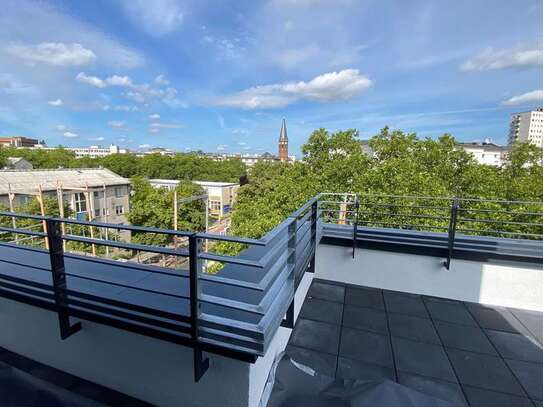 2-Zimmer-Neubauwohnung mit offener Küche und fantastischer Terrasse!