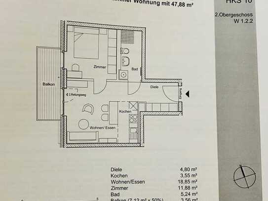 Schöne 2-Zi.-Wohnung gegenüber dem Volkspark. Vermietet wird eine großzügige, barrierefreie 2-Zi.Wo.