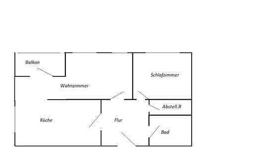 Schöner Wohnen in dieser günstigen 2-Zimmer-Wohnung