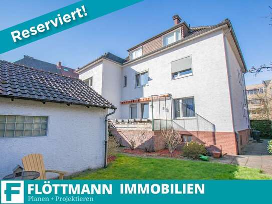 Charmantes Dreifamilienhaus mit Terrasse, Doppelgarage und Mietergemeinschaft in Bielefeld-Mitte!