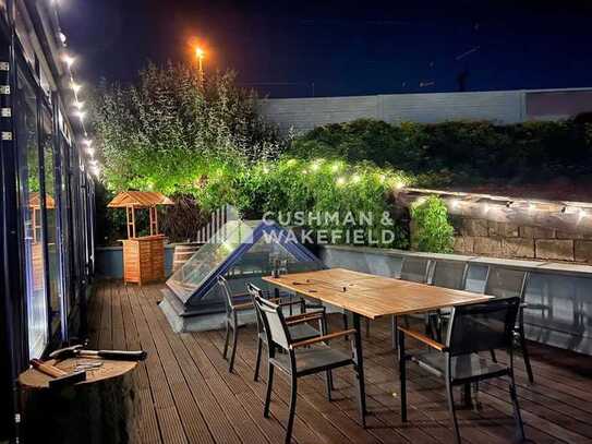 Belgisches Viertel: Charmantes Büro mit Loftcharakter und Terrasse!