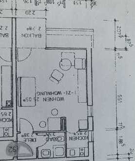 Geschmackvolle Wohnung mit einem Zimmer sowie Balkon und Einbauküche in Neufahrn
