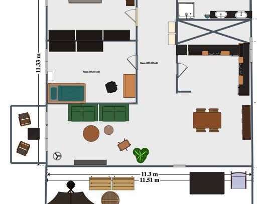 Ein idyllisches zu Hause für Gartenliebhaber**Traumhafte 3,5-Zimmer-Wohnung mit großem Außenbereich