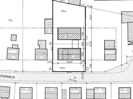 Baugrundstück für ein neues Einfamilienhaus in der Innenstadtnähe von Gütersloh