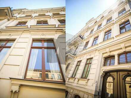 verträumte kleine Wohnung mit Balkon, EBK und Stellplatz nahe Leipziger Innenstadt