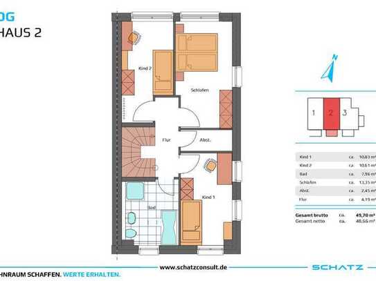 🌿Nachhaltig wohnen: Neubau-Stadthaus mit Wärmepumpe und Photovoltaik I Haus 2