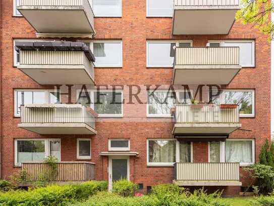 Moderne, vollmöblierte 2-Zimmer-Wohnung in Hamburg mit Balkon