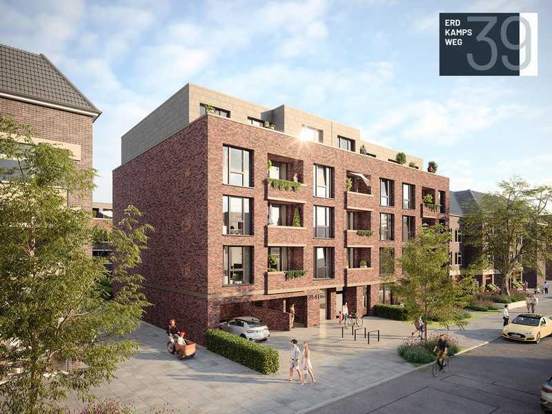 Solide Kapitalanlage in Hamburg-Fuhlsbüttel: 1-Zimmer-Neubauwohnung mit Terrasse