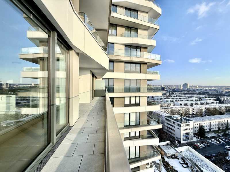 Axis Tower – 14. OG | 2-Zimmer-Wohnung mit großer Südterrasse - Bezugsfrei