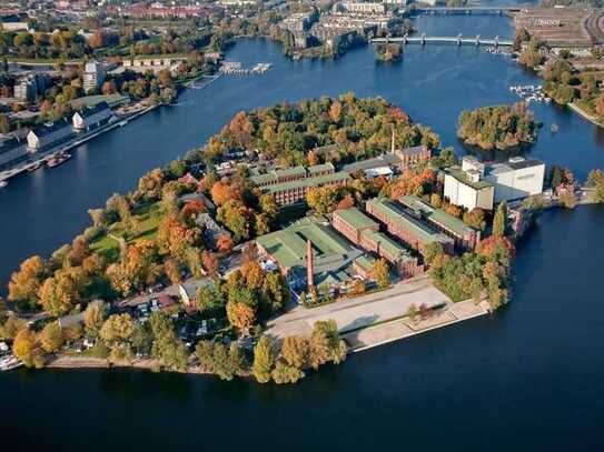 Exklusive 1-Zimmer-Wohnung auf der Insel Eiswerder direkt an der Havel (teilmöbliert & barrierefrei)