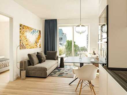 PANDION COSY: 2-Zimmer-Balkonwohnung mit hochwertigen Materialien für dauerhafte Wohnschönheit