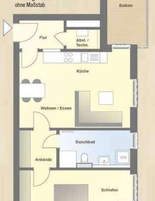 Exklusive möblierte 2-Zimmer-Wohnung mit gehobener Innenausstattung