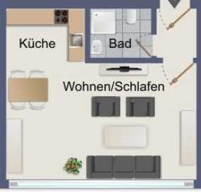 Linden-Living! -1Zimmer-Wohnung im IP1 #131