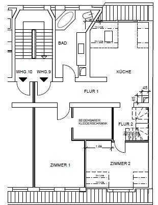 Stilvolle Altbau-Maisonette Wohnung in zentraler und absolut ruhiger Lage in Frankfurt-Bornheim