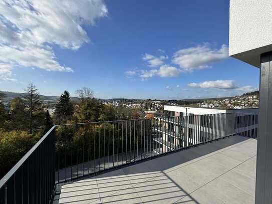 Erstbezug Penthouse mit Blick über Büdingen.