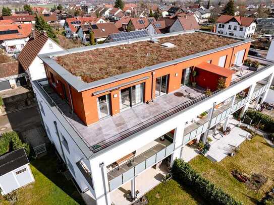 Traumhafte 4,5 Zimmer - Penthouse - Wohnung mit herrlicher Aussicht und großer Dachterrasse