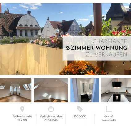 Stillvolle und hochwertig sanierte 2-Zimmer Wohnung- lichtdurchflutet, modern und ideal gelegen