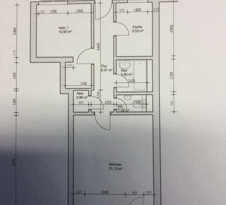 2 Zimmer - Wohnung in Aachen mit Balkon