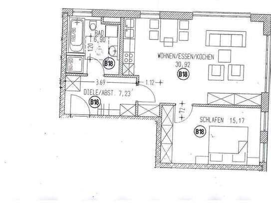 Exklusive, gepflegte 2-Zimmer-Wohnung mit Einbauküche in Heimstetten