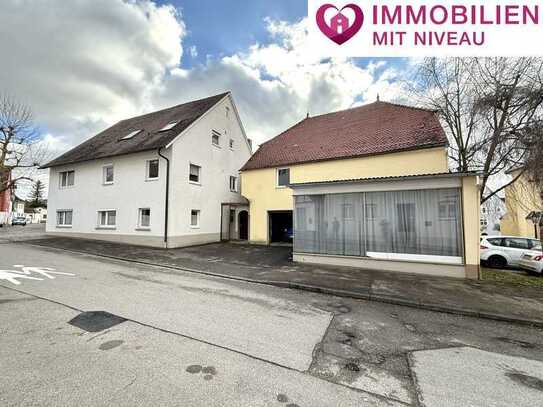 Wohn- u. Geschäftshaus mit Charakter mitten in Neresheim! 2x Gewerbe 2x gr. Wohnung, Ihre Chance!