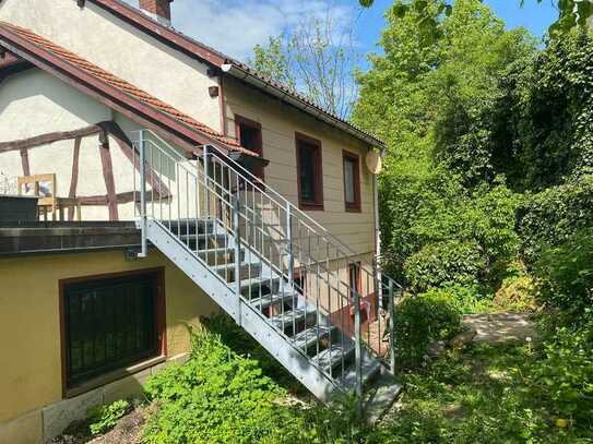 Charmantes Stadthaus in der Feste Dilsberg mit idyllischem Garten