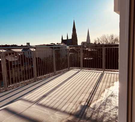 3-Raumwohnung mit Terrasse und Einbauküche (barrierefrei)