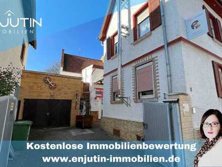 Einfamilienhaus mit WOHNRECHT in Mainz mit Balkon, Hof, Garage, Stellplätzen