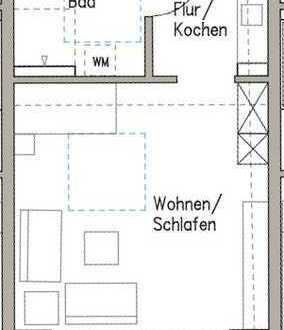 Schlüsselfertige Einzimmerwohnung *Neubau*