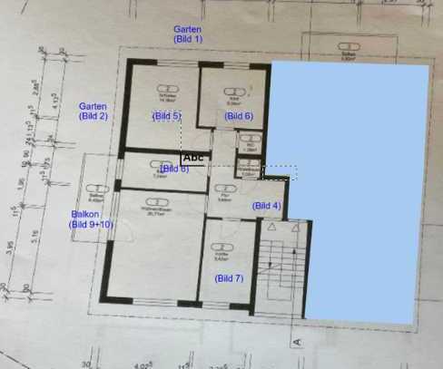 3-Raum-Wohnung 1. OG, Balkon