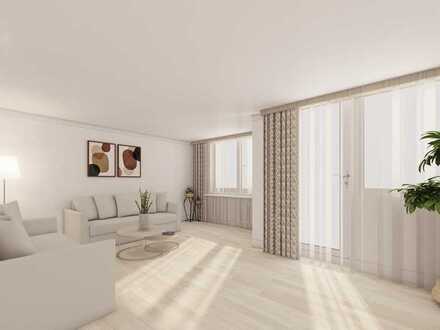 Ruhig und sparsam - 3 Zimmer Wohnung, EBK, Balkon, Badewanne