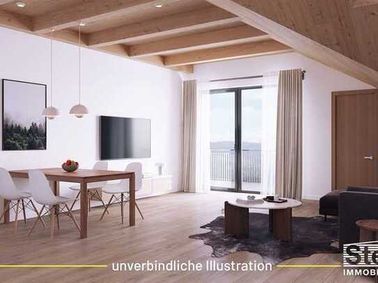 Fertigstellung in Kürze: 3-Zimmer-Dach-Studio-Wohnung, Kachelofen-Anschluss, LIFT, WHG-NR: A11