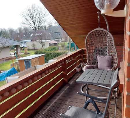 Freundliche 3-Raum-Wohnung mit Balkon in Bahrenborstel