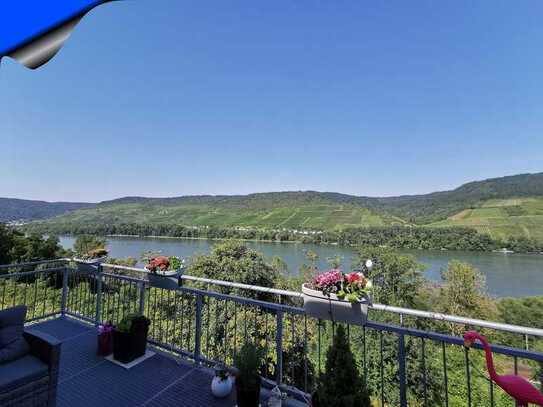 BIETERVERFAHREN: Unbezahlbarer Panoramablick auf den Rhein.....bezahlbares Einfamilienhaus