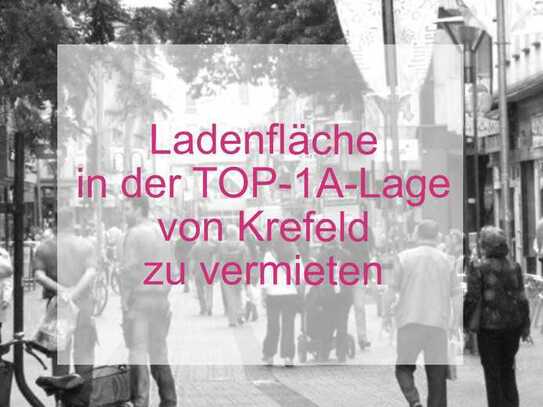 Ladenfläche in der Top 1A-Lage von Krefeld zu vermieten