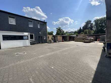 Lagerfläche (Hallen und Außenfläche) & Büro mitten in Hilden stehen zur Anmietung bereit!