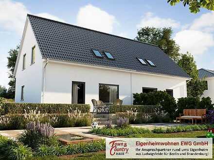 Doppelhaushälfte und Grundstück in Eichwalde zu verkaufen