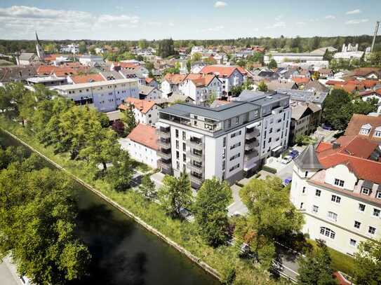 Erste Reihe am Mangfallkanal: Globalverkauf eines Neubauprojekts in exponierter Lage von Kolbermoor