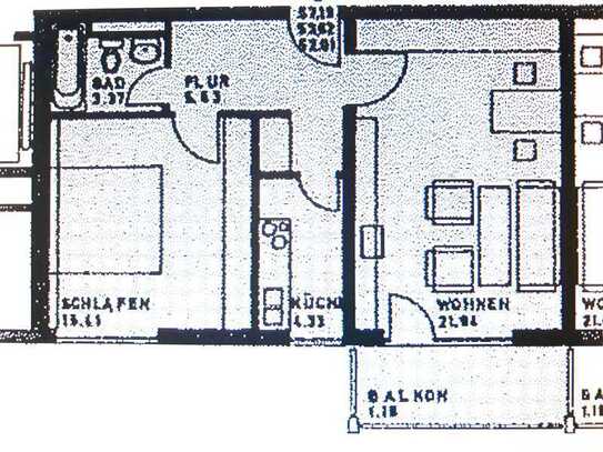 2-Zimmer-Whg. Neuhausen