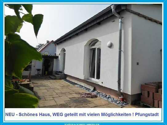 +++ Zentraler geht‘s nicht! Saniertes WEG-Haus mit Innenhof und Gewerbenutzung in Pfungstadt +++