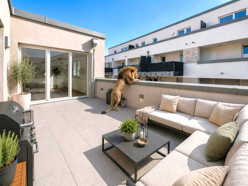                                                               SCHWIND IMMOBILIEN - urbanes Wohnen mit beeindruckender Dachterrasse                                                       in Bickenbach (Darmstadt-Dieburg)