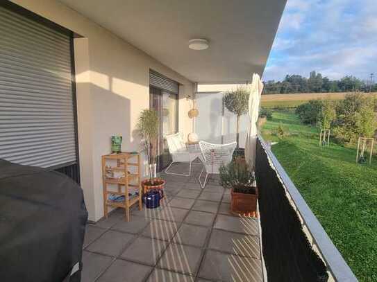 Gemütliche 2-Zimmer-Wohnung mit großem Balkon und Blick ins Grüne