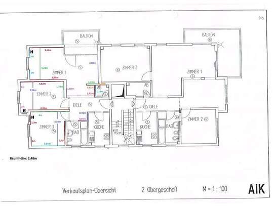 Stilvolle 3-Raum-Wohnung mit Balkon und EBK in Offenbach am Main