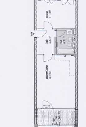 Neuwertige 2-Raum-Wohnung mit Balkon in Haar